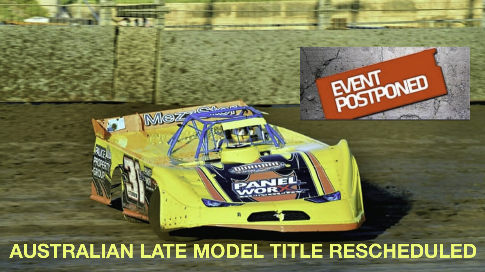 AUSTRALIAN LATE MODEL TITLE RESCHEDULED - Speedway Illustrated News