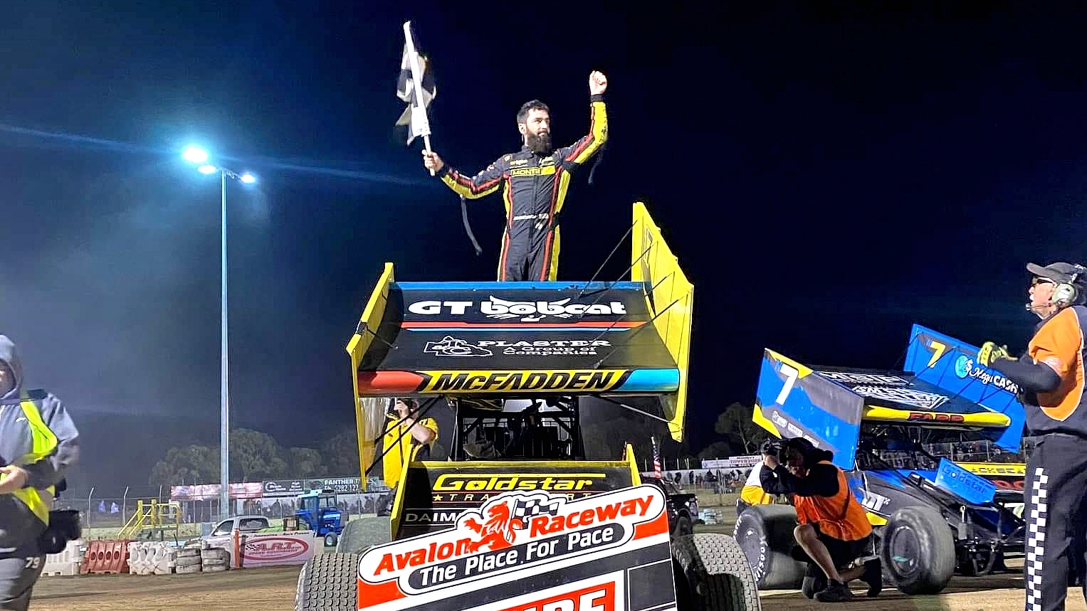 AVALON SPEEDWAY McFADDEN BACK TO BACK IN PRESIDENTS CUP Speedway