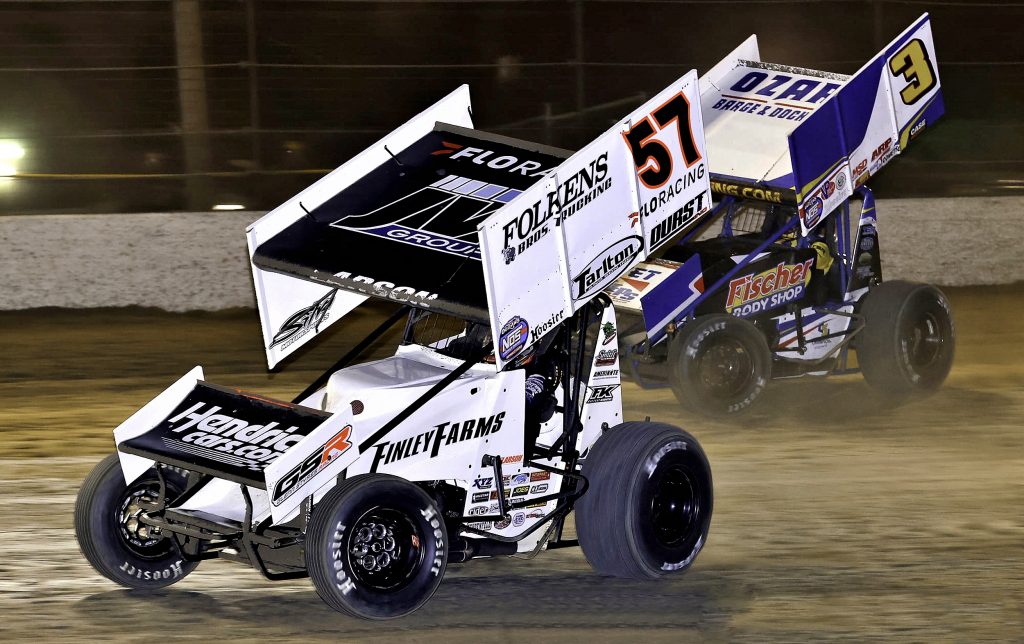 HAUDENSCHILD AND LARSON STAR AT BRIDGEPORT - Speedway Illustrated News