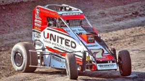 WA driver Tom Payet in action at the Perth Motorplex. Photo Richard Hathaway