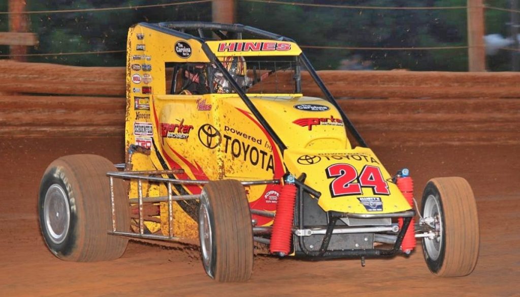 2015-8-19 Lincoln - USAC Midgets - 24-Tracy Hines - Rich Forman Photo