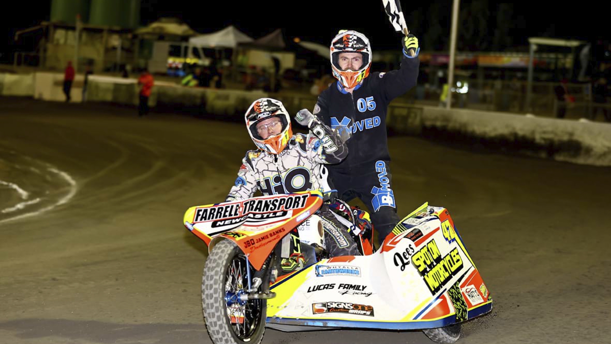 GILLMAN SPEEDWAY: JUSTIN PLAISTED AND DAMIEN EGAN WIN BOB WHITE SIDECAR ...