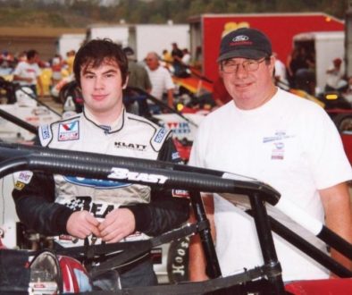 2004-9-21 Eldora - USAC Midgets - Bobby East _Left_ _ Bob East